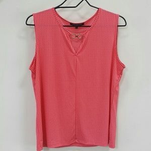 📦🎁polka-dot coral top